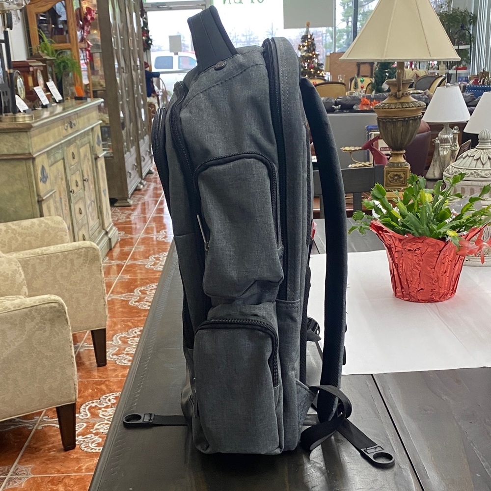 Premium Gray And Black Backpack - image 6